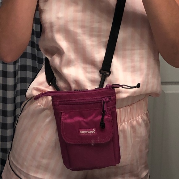 Supreme shoulder bag (FW19) magenta - Picture 3 of 7